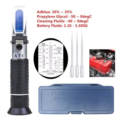 Réfractomètre antigel pour glycol et batterie - Testeur point de gel Maroc