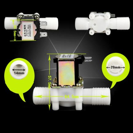 Électrovanne Électrique Normalement Fermée en Polyamide Maroc