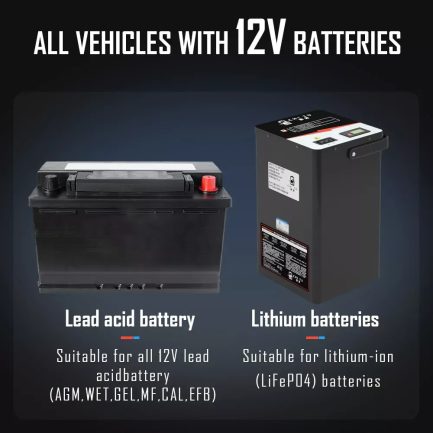 Lancol Micro 500 Testeur Batterie 12V Lithium Plomb-Acide