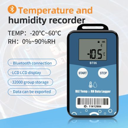 TZ-BT06 Data Logger Bluetooth Température et Humidité Maroc