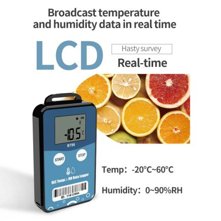 TZ-BT06 Data Logger Bluetooth Température et Humidité Maroc