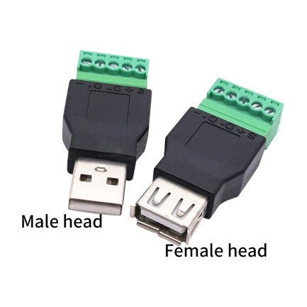 Connecteur USB 2.0 Type A Mâle Femelle 5 Broches