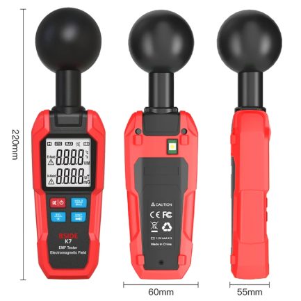 BSIDE - Testeur EMF Portable pour Rayonnements Électromagnétiques Maroc