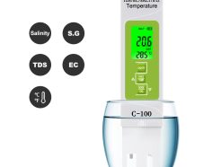 C-100 Testeur Numérique 5-en-1 de Qualité de l'Eau Maroc