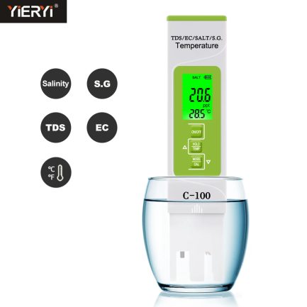 C-100 Testeur Numérique 5-en-1 de Qualité de l'Eau Maroc