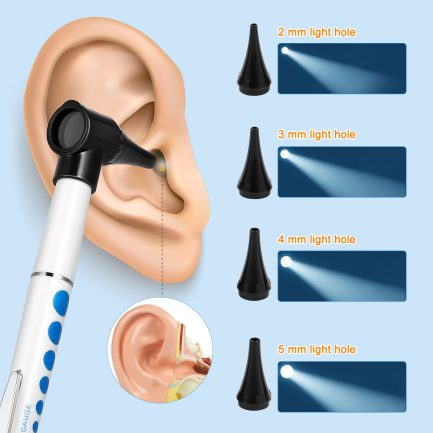 Kit Otoscope Stylo-Lampe LED avec Loupe et Lentilles Maroc