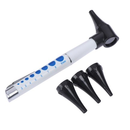 Kit Otoscope Stylo-Lampe LED avec Loupe et Lentilles Maroc