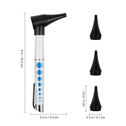 Kit Otoscope Stylo-Lampe LED avec Loupe et Lentilles Maroc