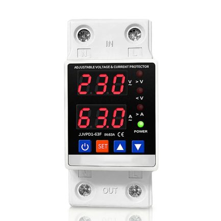 JJVPD1 Relais Protection 230V – 40A63A80A – Digital – DIN Rail Maroc