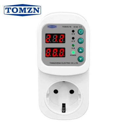 TOMZN TOSVA-16 – Prise Intelligente avec Protection Surtension, Sous-Tension et Surintensité Maroc