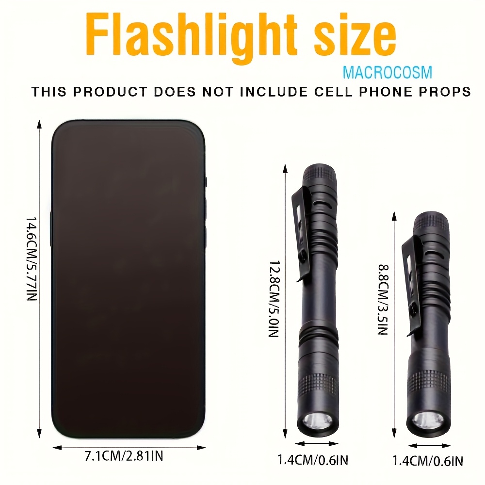 Lampe Torche UV 395nm Compacte – Détection Taches & Faux Billets Maroc