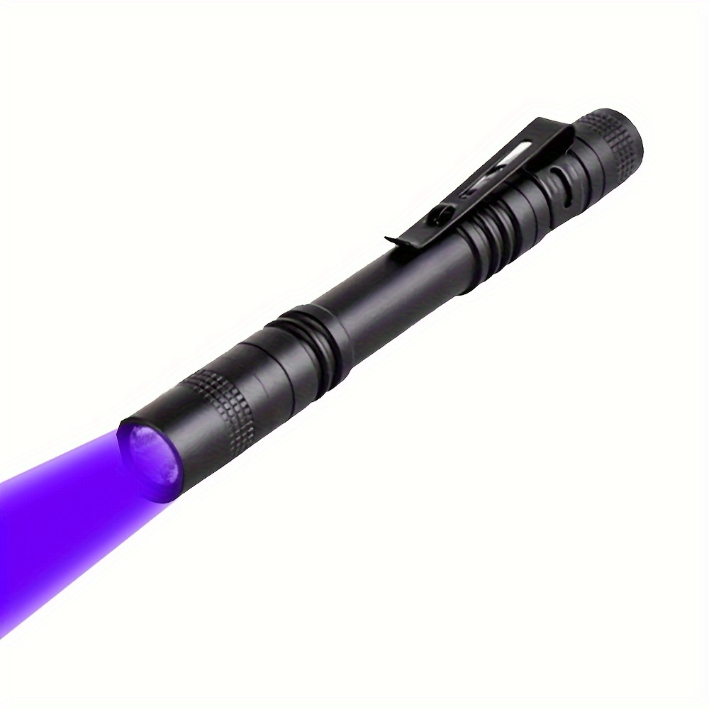 Lampe Torche UV 395nm Compacte – Détection Taches & Faux Billets Maroc