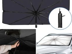 Parasol pare-brise pliable pour voiture – Protection UV & chaleur Maroc