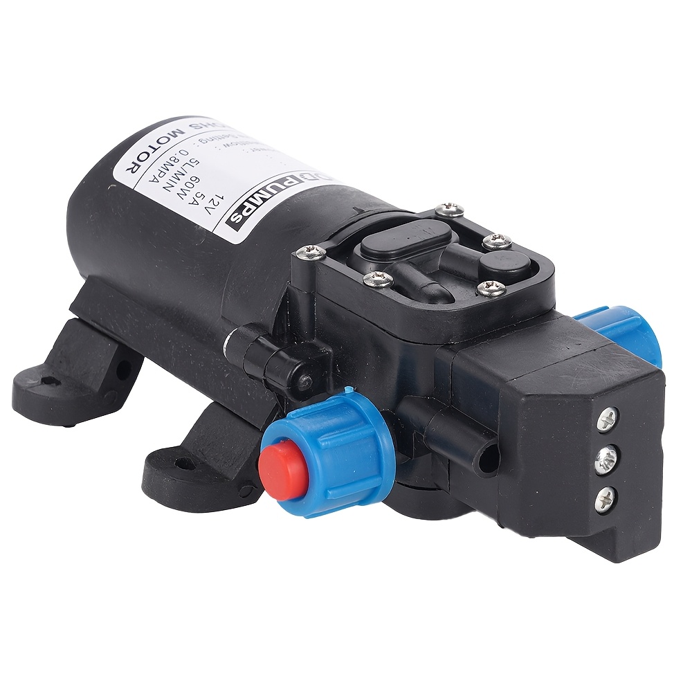 Pompe à eau 12V 60W 120PSI auto-amorçante haute pression — pulvérisation & nettoyage Maroc