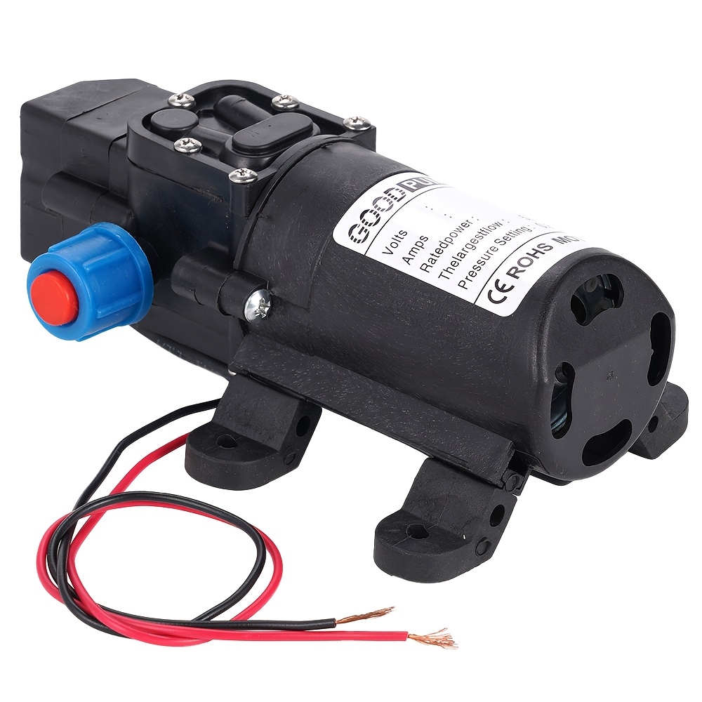 Pompe à eau 12V 60W 120PSI auto-amorçante haute pression — pulvérisation & nettoyage Maroc