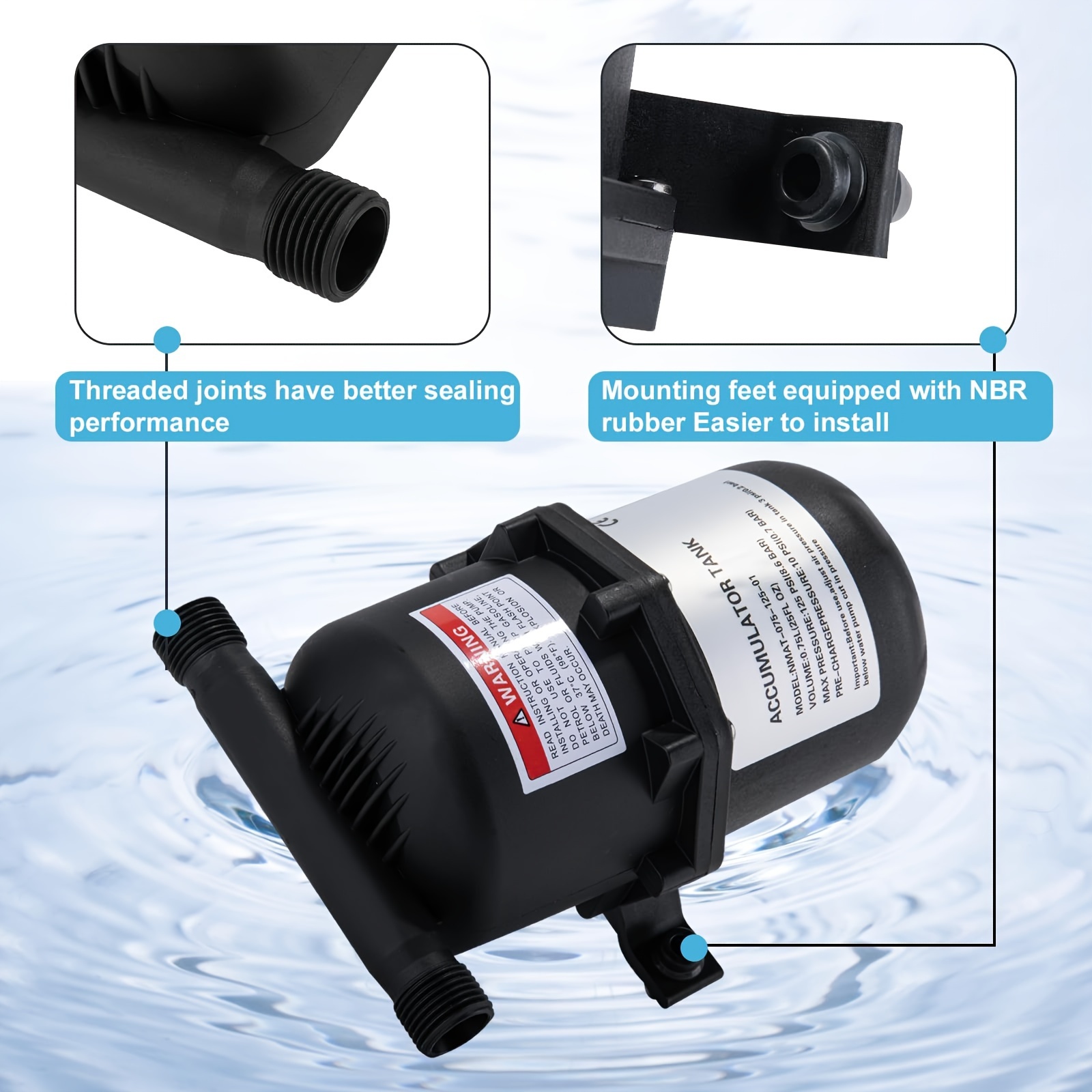 Réservoir Accumulateur à Pression – Anti-coup de Bélier 12V24V Maroc