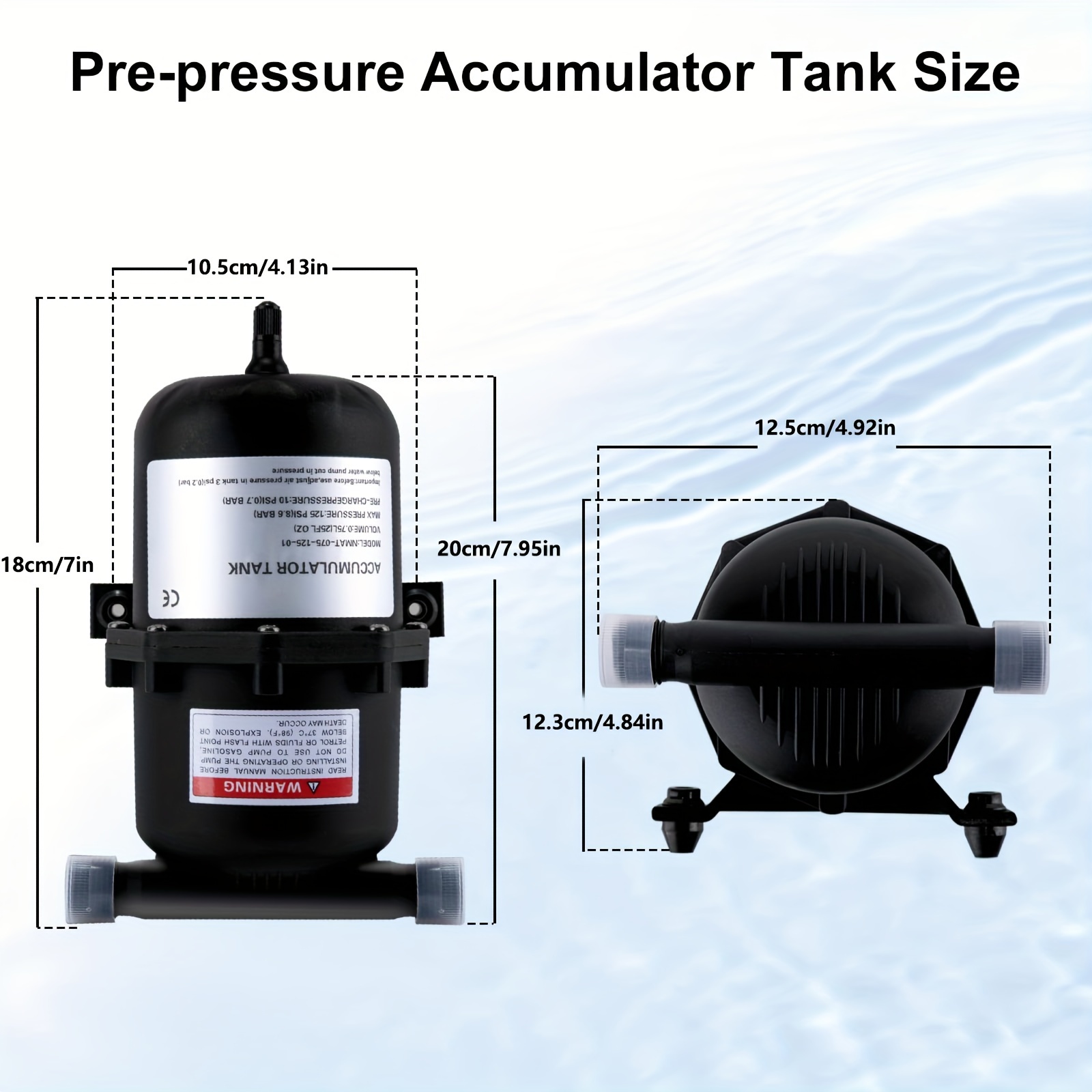 Réservoir Accumulateur à Pression – Anti-coup de Bélier 12V24V Maroc
