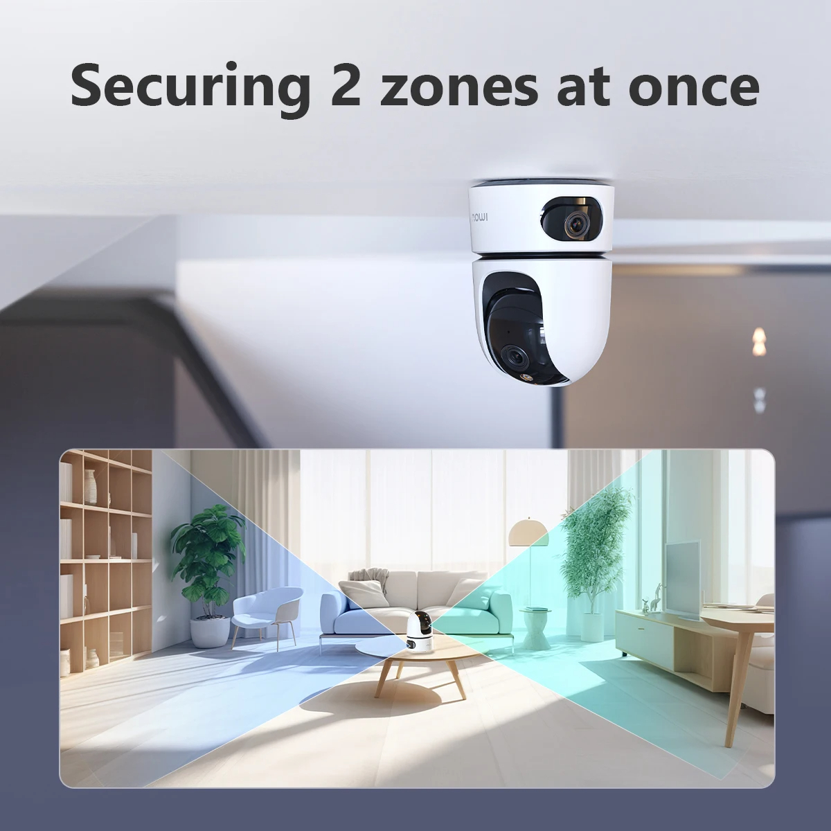 Caméra Wi-Fi Intérieure IMOU Ranger Dual 6MP à Double Objectif Maroc