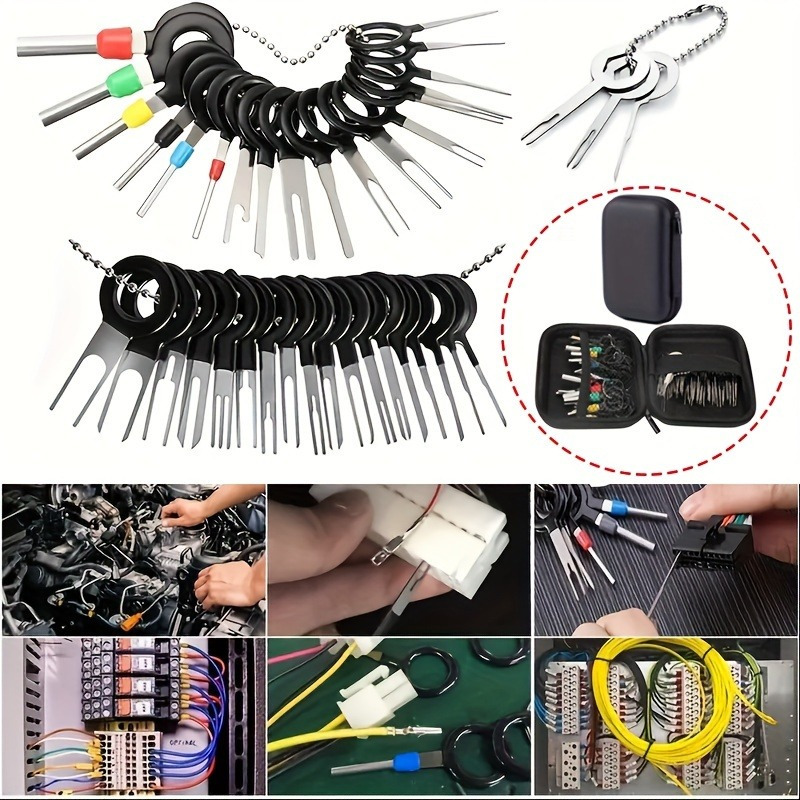 Kit 59 pcs Outil de démontage connecteur câble voiture Maroc