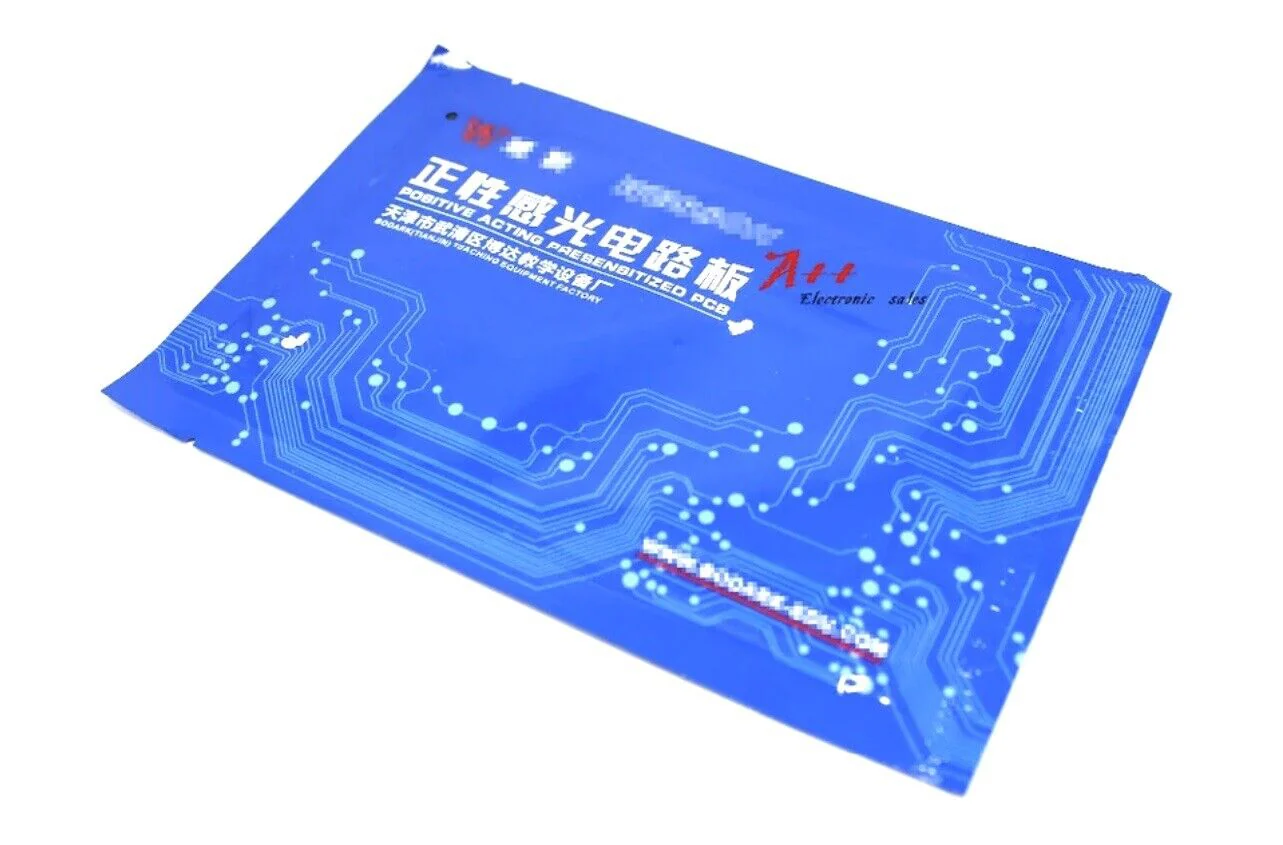 Plaque PCB Photosensible Simple Face FR-4 – 100 × 150 mm