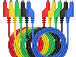 Câble de Test Banana 4mm Empilable – 1000V 15A Maroc