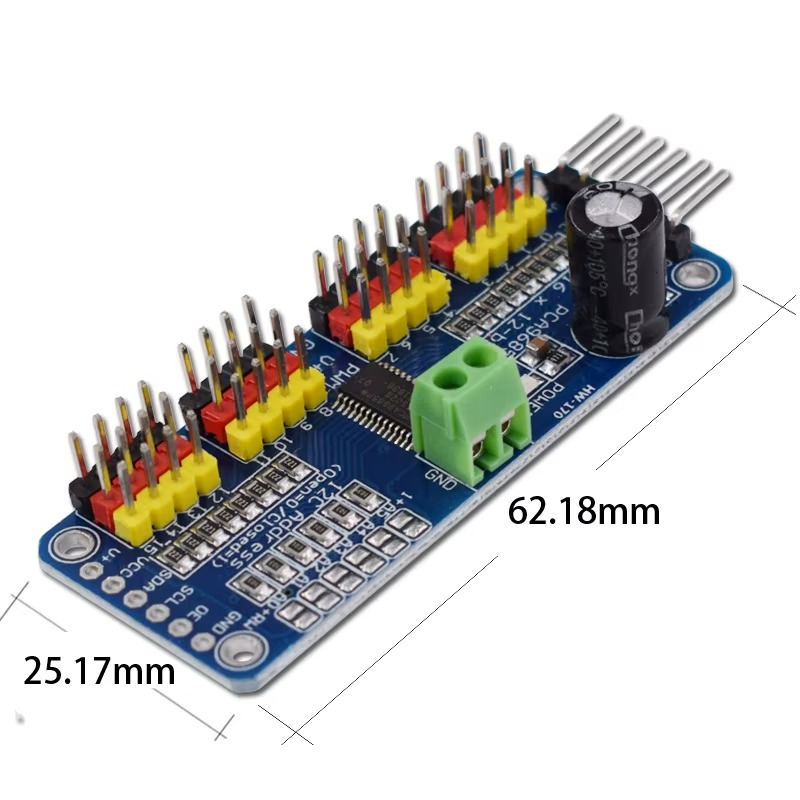 PCA9685 – Driver PWM 16 canaux I2C Maroc