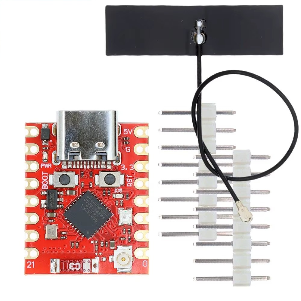 ESP32-C3 SuperMini Plus V2.0 WiFi Bluetooth USB-C Antenne Externe