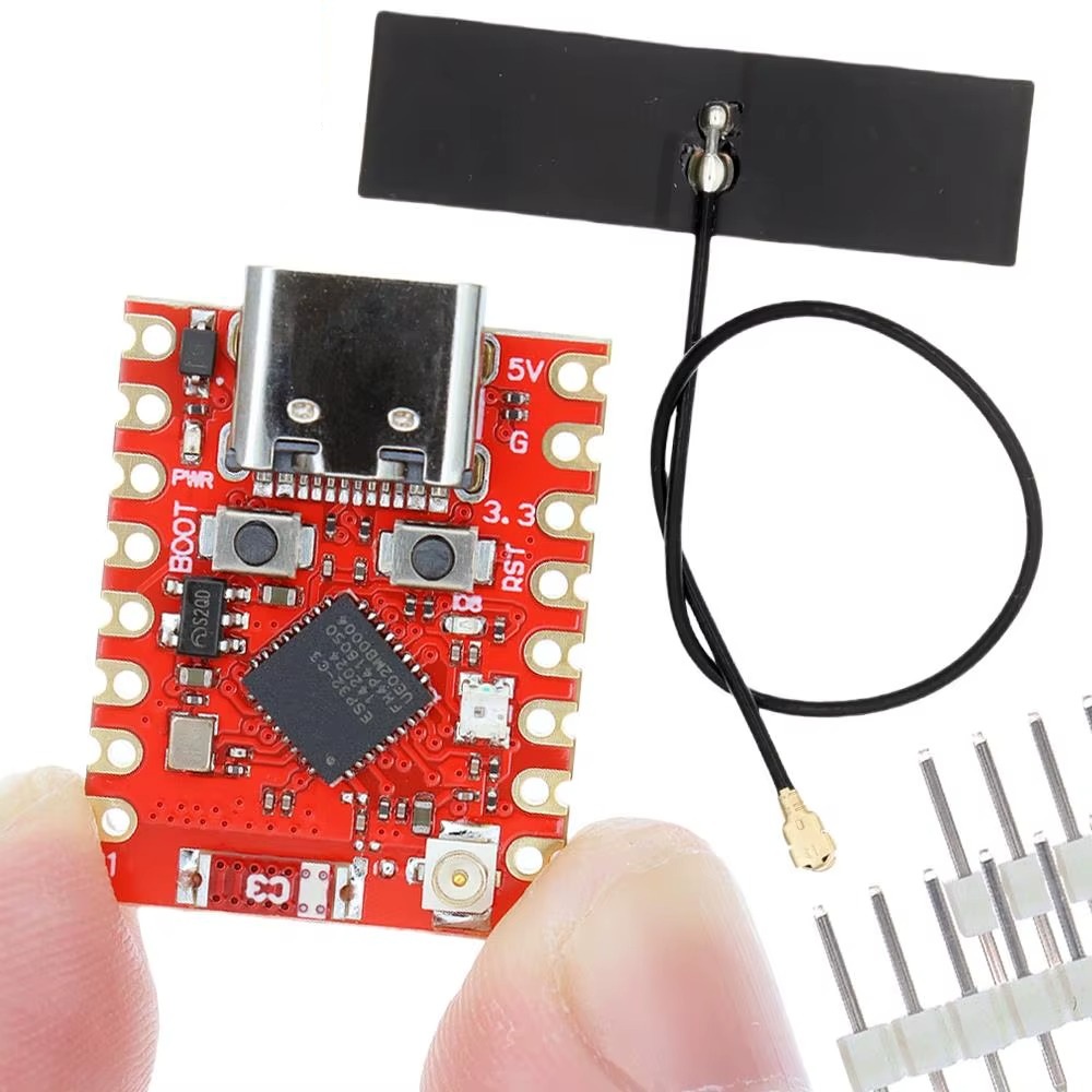 ESP32-C3 SuperMini Plus V2.0 WiFi Bluetooth USB-C Antenne Externe