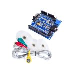 Shield ECGEKGEMG Arduino avec Électrodes
