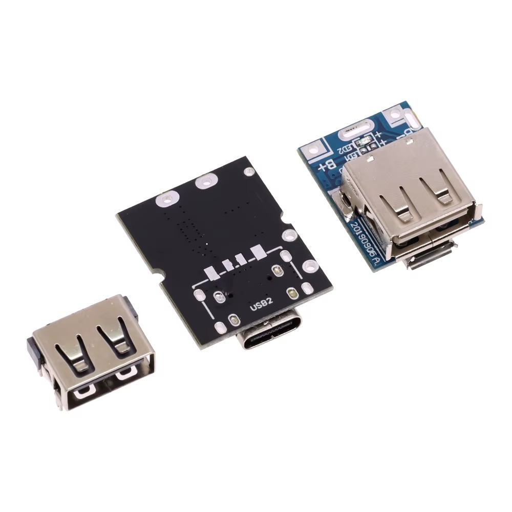 Module Power Bank USB Type-C Micro USB 5V 1A-2A